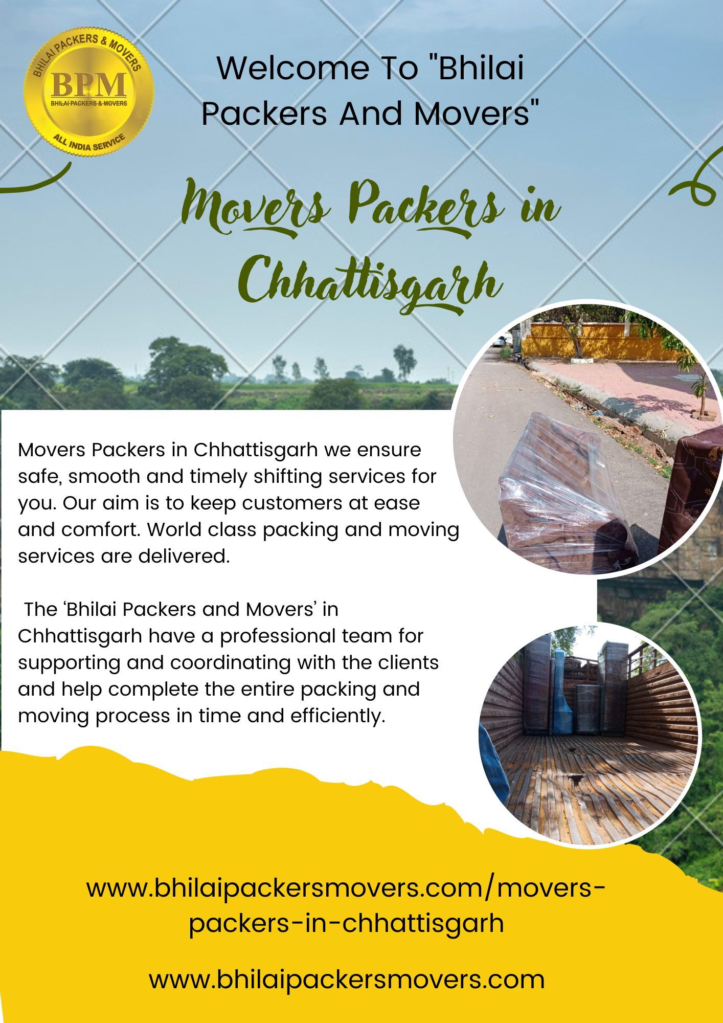Packers Movers in Chhattisgarh