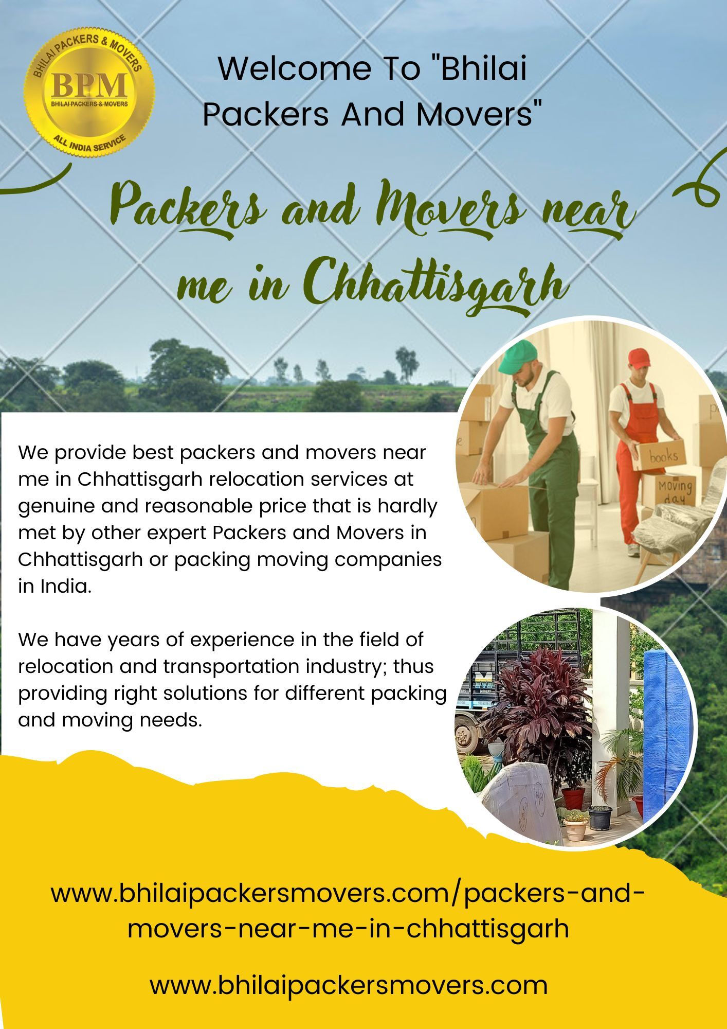 Packers Movers in Chhattisgarh