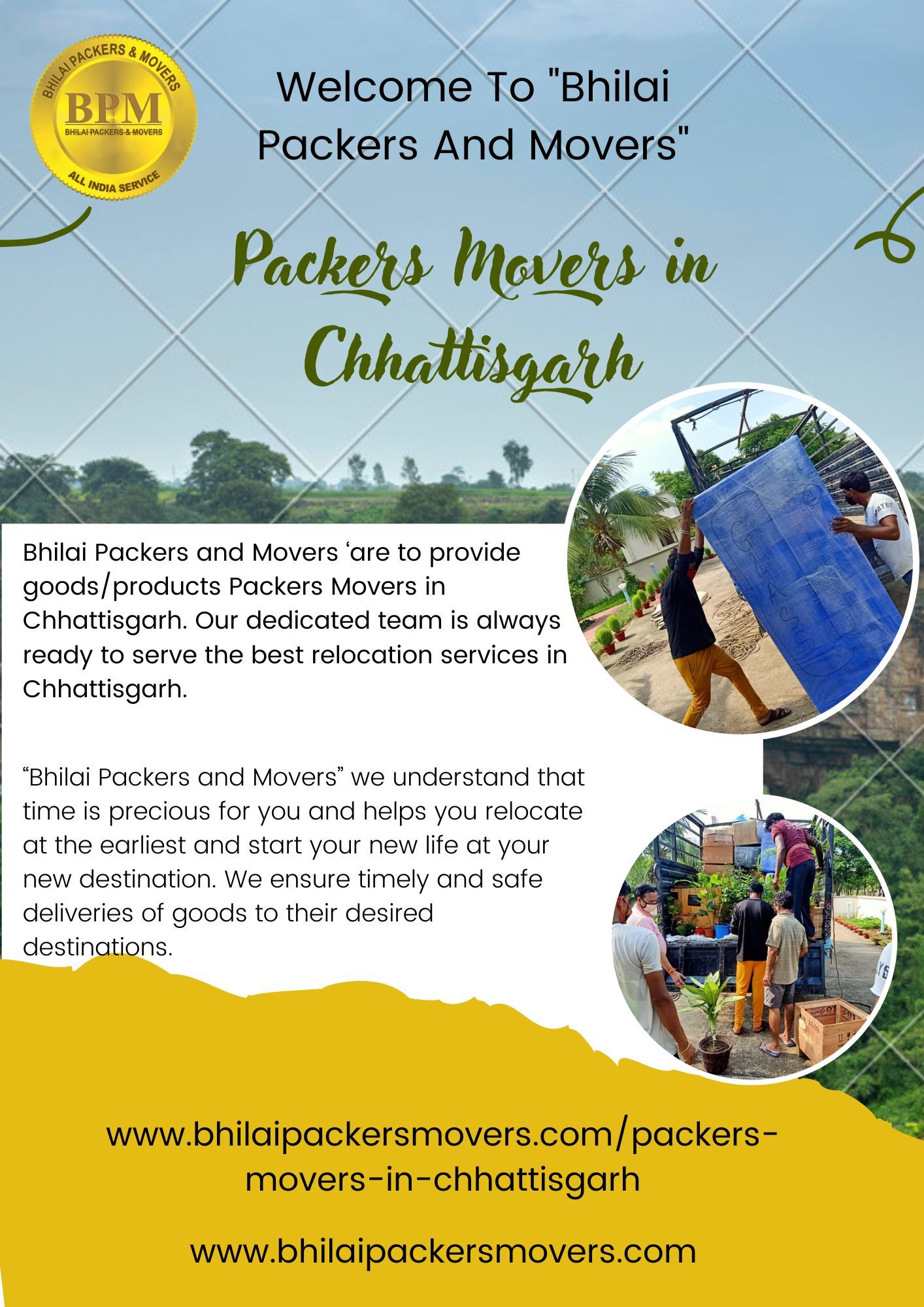 Packers Movers in Chhattisgarh